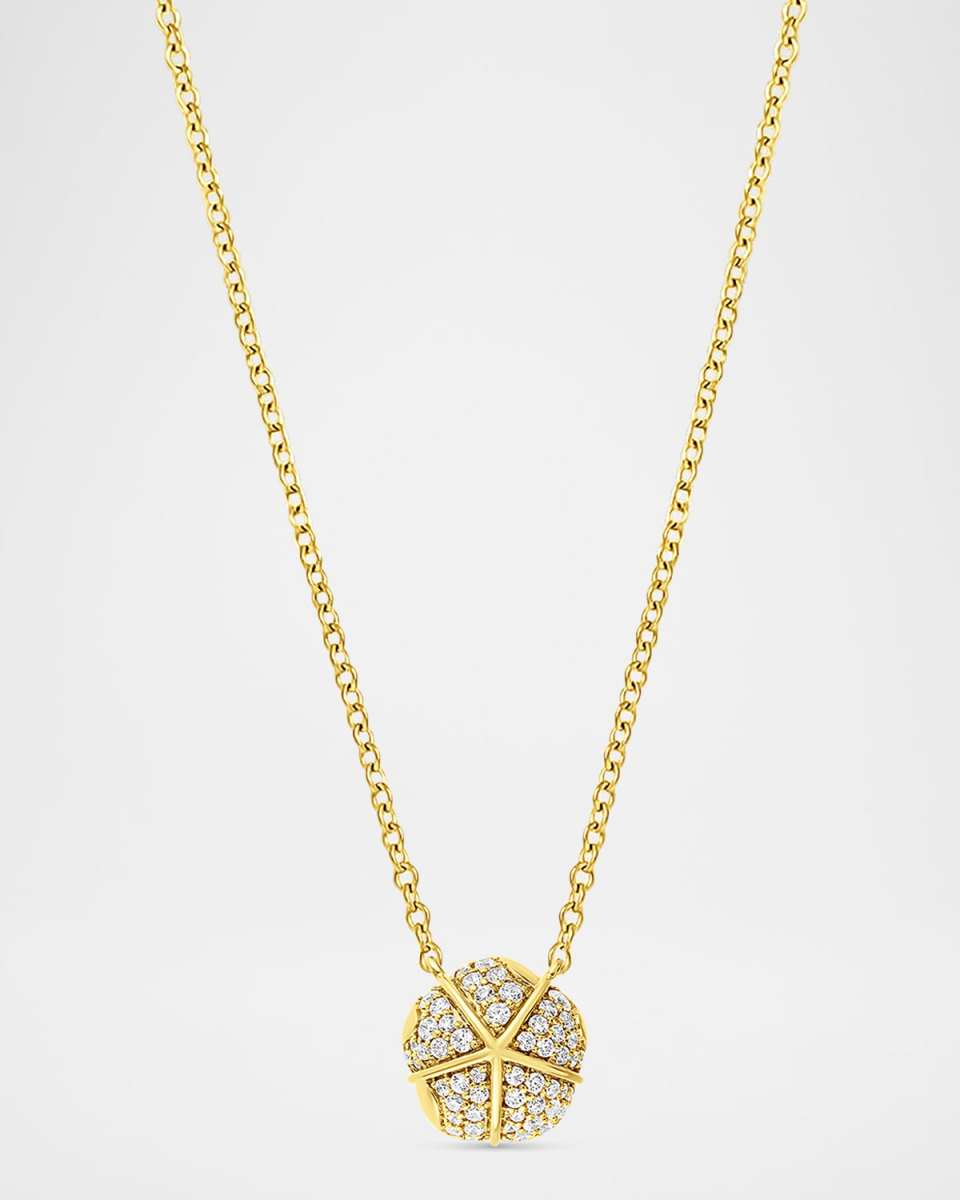 18K Terra Nova Grande Pave Diamond Necklace